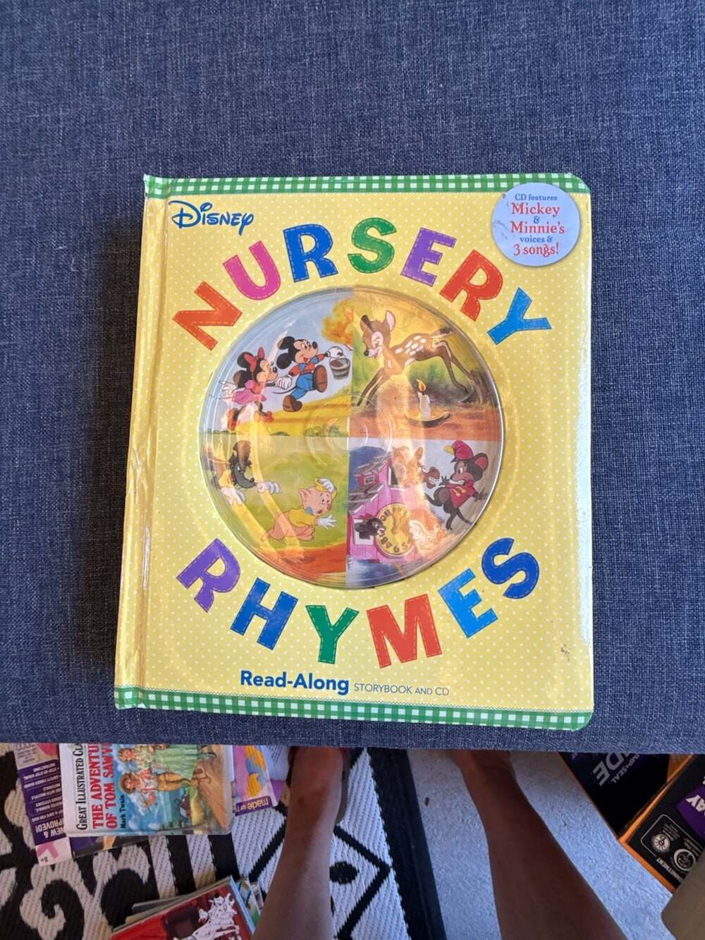 Disney Nursery Rhymes Read-Along Storybook and CD
